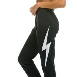 Aviator nation - BOLT SWEATPANTS - CHARCOAL